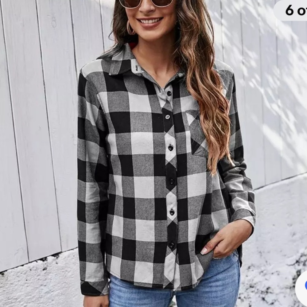 Hollister button up flannel